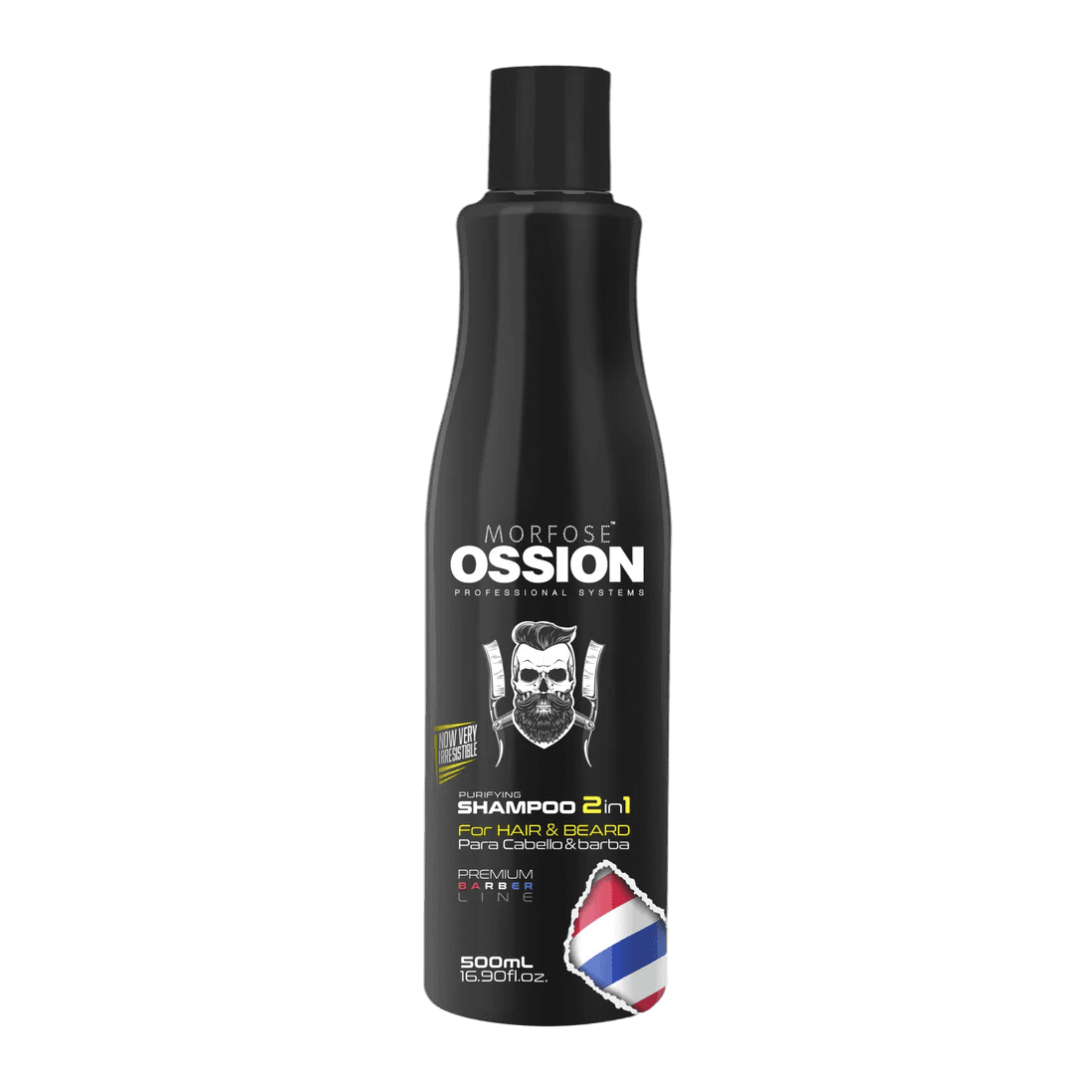 Shampoo Ossion 2 en 1 Cabello y Barba