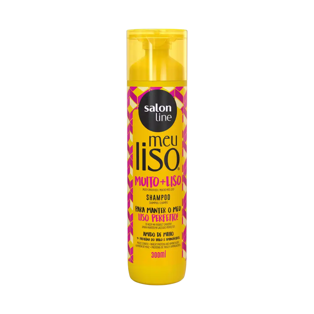 Shampoo Meu Liso MuitoLiso Salon Line 300ml 1