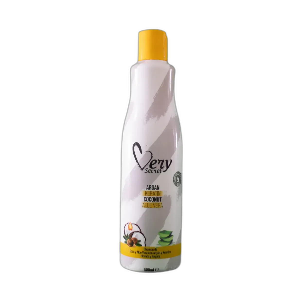 Very Secret Shampoo de Coco y Aloe Vera con Argan y UUM 0